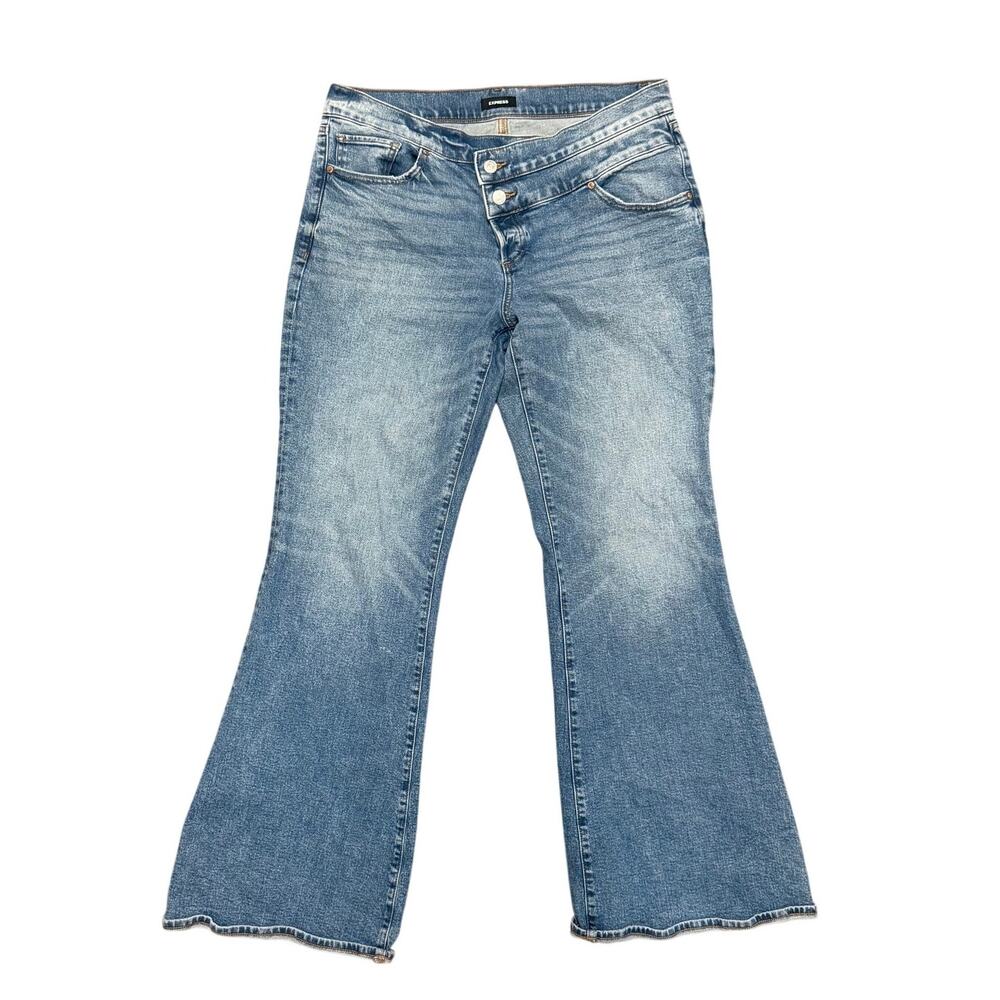 Express Mid Rise 70s Flare Jeans Size 10